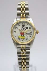 New Disney Classic Mickey Mouse Two Tone Watch MCK618  