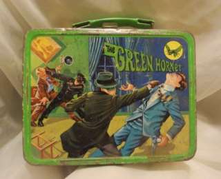 1967 Green Hornet Metal Lunchbox   Original   No Thermos  