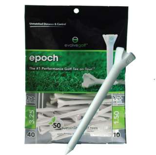 Evolve Golf Epoch Tees 3.25 Combo Pack (2 Packs)  