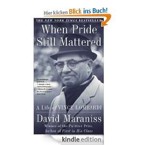 When Pride Still Mattered A Life of Vince Lombardi eBook David 
