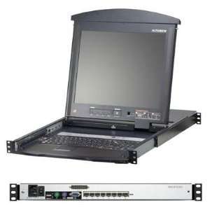  Selected 17 8 Port Cat5 LCD KVM By Aten Corp: Electronics