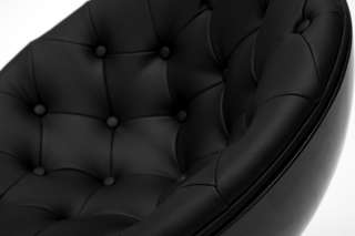 Design Cocktailsessel GALAXY gesteppt schwarz Drehsessel Sessel Lounge 