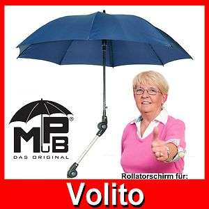 MPB Rollatorschirm für VOLITO Leichtgewicht Rollator Regenschirm 