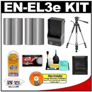  (2) CTA EN EL3e Rechargeable Li ion Batteries + Mini 