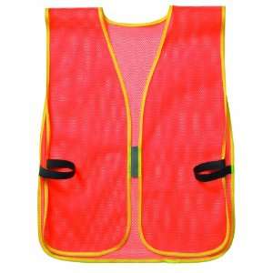 Custom Leathercraft SV03 Economy Safety Vest, Orange