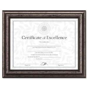  DAX® Antique Brushed Charcoal Wood Document Frame Office 