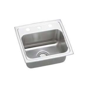  17 X 16 3 Hole 1 Bowl Stainless Steel Sink Pacemaker