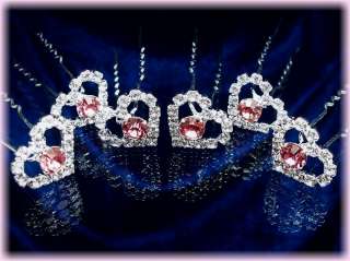   Bijou Mariage 6 Crochets Pics Epingles cheveux cristal