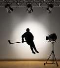 ice hockey player skater wall art sticker decals g081 achat immediat 
