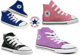 Little Girls Boys Childrens Converse All Star Trainers  