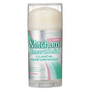 Mitchum Womens Smart Solid Powder Anti Perspirant & Deodorant   2.5 