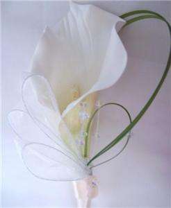 Silk Flower Arrangements on Princess Calla Lilies Centerpieces Table Flower Arrangement