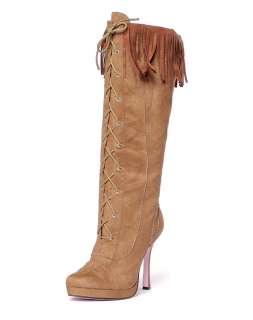   Womens Cheyenne Knee High Brown Boots