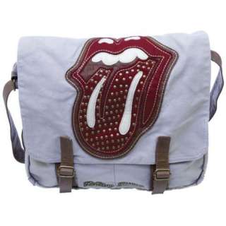  Rolling Stones   Metal Studs Tongue Messenger Bag 