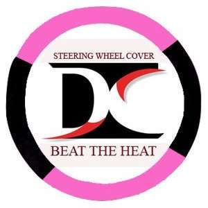  Black and hot pink steering wheel cover Automotive
