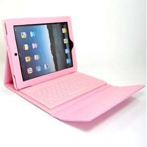  Bluecell PINK Color Bluetooth Keyboard Leather Cover Case Stand 