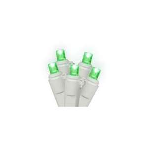   Battery Operated Green LED Wide Angle Christmas Lights: Patio, Lawn