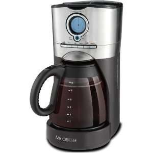 Mr. Coffee VMX33 12 Cup Programmable Coffeemaker, Stainless Steel with 