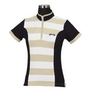 Equine Couture Ladies Schooner Short Sleeve Polo Shirt  