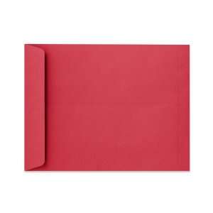  9 x 12 Open End Envelopes   Pack of 5,000   Holiday Red 