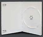 NEW Super Slim Single DVD Case 3pack Lot (7mm) White