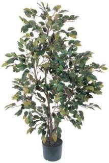 NEARLY NATURAL Artificial 4 Ft Ficus Silk Tree 810709004199  