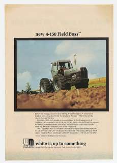 1974 White 4 150 Field Boss 4 Wheel Drive Tractor Ad  