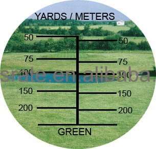   Golf Scope Range Finder with Glasses Box   200 yards Distance  