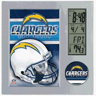   Diego Chargers Digital Desk Clock and Picture Frame