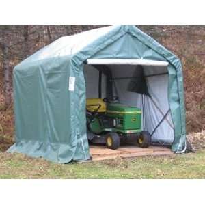  MDM Rhino Shelters 8 x 8 Shed Instant Garage in Green 