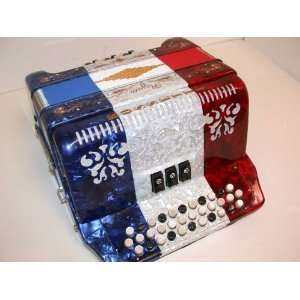  Rossetti 34 Button Accordion 12 Bass 3 Switch with Case 