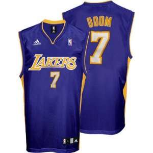 Lamar Odom Youth Jersey: adidas Purple Replica #7 Los Angeles Lakers 