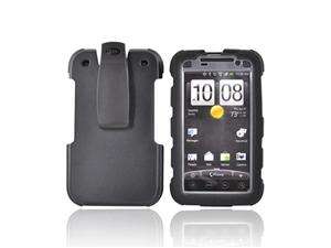    Black Gray For Ballistic HTC Evo 4g Hard Case Holster