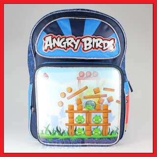 Angry Birds Lenticular 16 Backpack Bag Boys Girls  