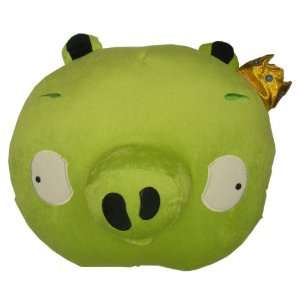  Angry Birds 14.5 Pillow Plush Green King Pig New Toys 