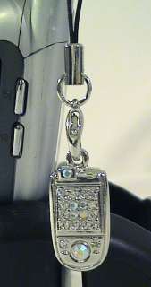 Cell Phone & PDA Charm Strap Dangle Clear Blackberry  