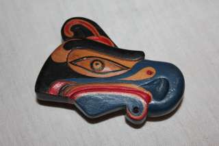 Artie George Hand Carved Signed Thunderbird 1st Nations  