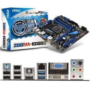  MSI Z68MA ED55 (B3) Desktop Motherboard   Intel   Socket 