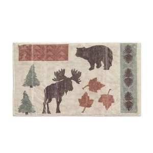  Big Country Collection Bear & Moose Bathroom Rug