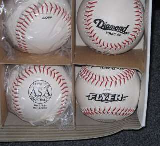 New Dozen Diamond 11RSC 44 Cor Softball Balls  