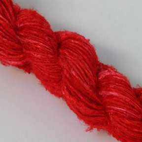 Yarn Place Banana Silk Red Hand Dyed 100g Knit Weave  