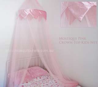 Pink Princess Mosquito Net Childrens Bedroom Canopy  