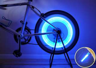 Bike Bicycle Wheel Tire Spoke LED Safety Light   Blue  