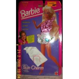  Barbie Sun Charm Fashions Shimmering Swimsuit and Charm Bracelet 