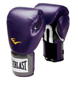 NEW Everlast PURPLE Pro Style Boxing Training Gloves  