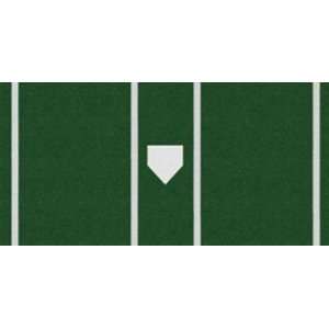  Trigon ProTurf Baseball 6x12 Green Mat Batters Box 