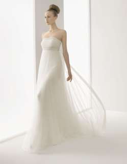   Strapless Beach Wedding Dress Bridal Gown Free Size Cheap♥  