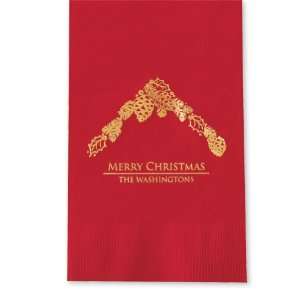  Holly and Berries Holiday Guest Towels