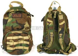   Army MOLLE II Camelbak Mule HYDRATION PACK CARRIER Woodland Camo