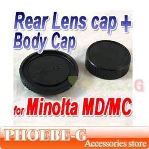 Rear Lens + Camera body Cover cap for MINOLTA MD MC  